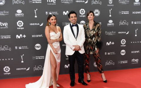 Carolina Gaitán, Omar Chaparro y Paz Vega.