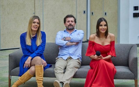 Lorna Cepeda, Julio César Herrera y Natalia Ramírez.