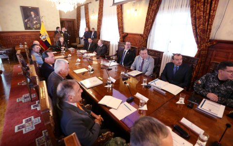 El 27 de abril de 2023, el Cosepe declaró al terrorismo como una amenaza.