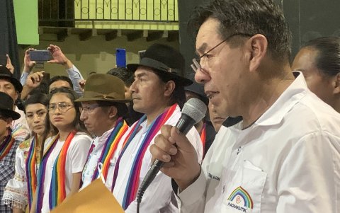 El 29 de abril se desarrolló la convención nacional de Pachakutik para elegir su nueva directiva.