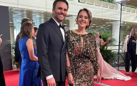 Junto a Juan Pablo Raba.