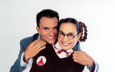 En 'Mi gorda bella' con Natalia Streignard.