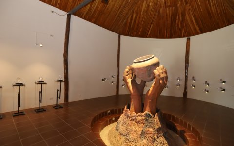 Obras que están en exposición.