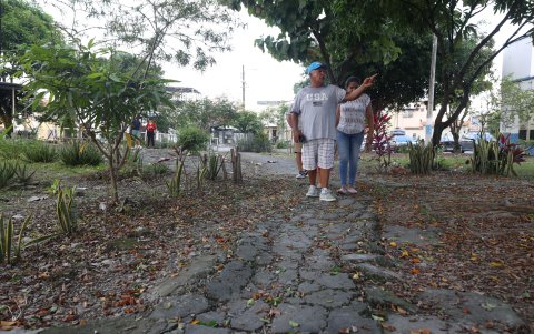 Los parques no han recibido mantenimiento del Municipio desde hace años. Todo está deteriorado.