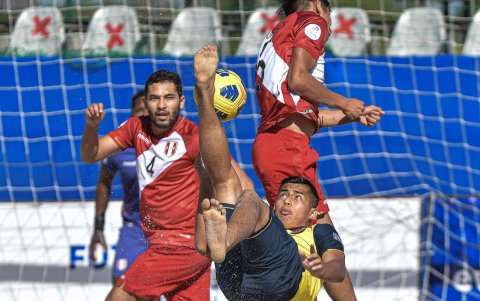 En las Eliminatorias Sudamericanas al Mundial de Fútbol Playa 2021, disputado en Rusia, tal como sucedió este 2023, la Tri no pudo ser mundialista.