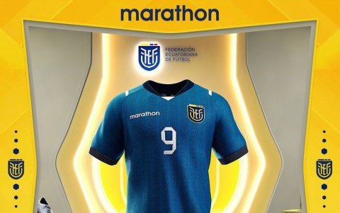 La camiseta suplente de La TRI.