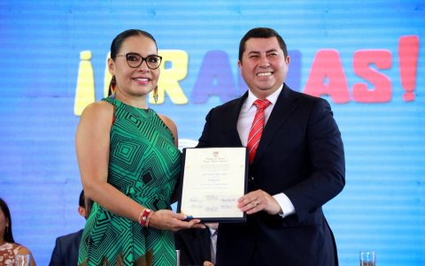 José Daniel Villao, prefecto reelecto de Santa Elena.