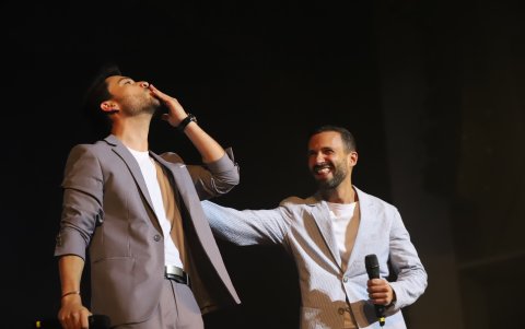 Daniel Páez y Rodrigo Massa, los intérpretes de Hasta que salga el sol, cautivaron a la audiencia.