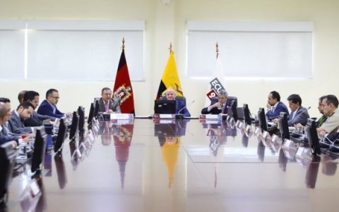 El COE Nacional por la covid-19 en su última reunión este jueves 11 de mayo de 2023, en Quito.
