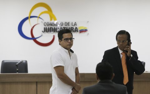 Una de las audiencias por el caso que se investigó a José Tola.