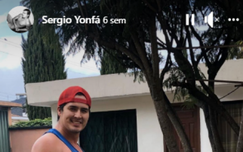 Imagen de una historia de Facebook de Sergio Yonfá.