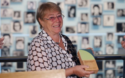 Foto de archivo de la expresidenta chilena Michelle Bachelet.