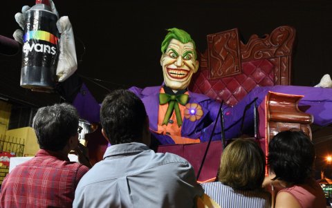 El pintoresco Joker, también conocido como Guasón, y el Castillo del joven mago Harry Potter, fueron de los más visitados