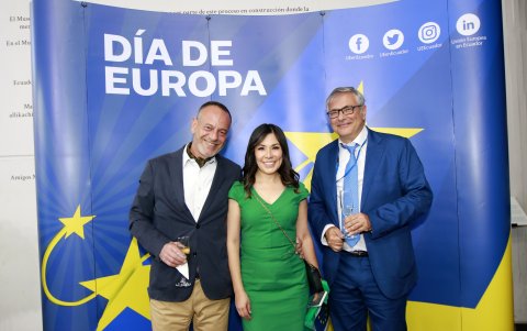 Ramón Fernández, Salomé Égüez  y Denis Daniilidis.