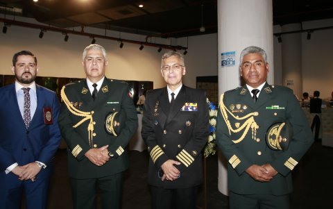 Pablo Díaz, Shony Aguilar, Freddy Delgado y Marco Rocafuerte.