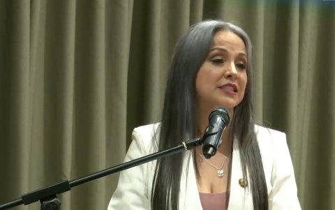 Autoridad. María Fernanda Racines es la flamante vicealcaldesa.