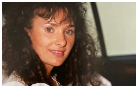 Miriam el día de su boda en los años 90 con Angelo, su único amor.