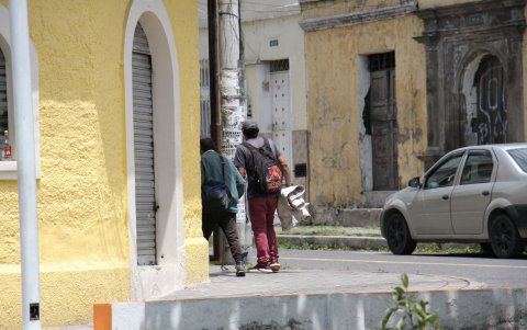 Temor. El alza de la mendicidad y la delincuencia preocupa al sector.