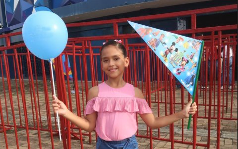 Ashley Delgado estaba muy feliz.