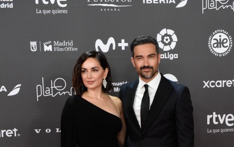 Ana de la Reguera y Alfonso Herrera.