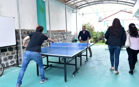 Red. La idea de los grupos de apoyo es que sus integrantes se hagan amigos y compartan actividades.