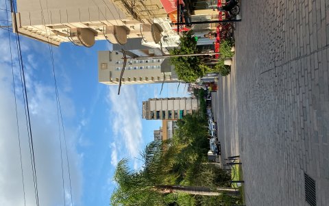 En el centro de Santiago del Estero no existe publicidad que alerte a los transeúntes o habitantes sobre el evento mundialista.