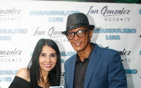 Farandulero Luis con Ana Buljubasich.