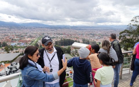 El Mirador de Turi, fue una visita 'imperdible' en lel territorio Azuayo.