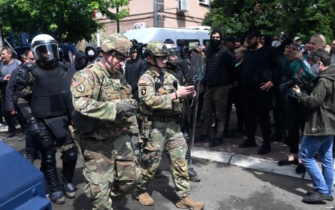 Alta tensión en Kosovo por los fuertes enfrentamientos.