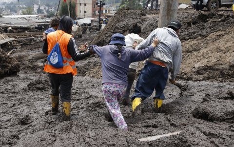 Movimiento. El deslizamiento de masas es uno de los malestares que más aqueja al interior de Quito.