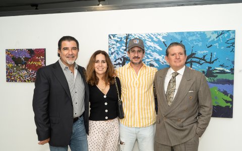 Xavier Castro, Verónica Luque, Ricky Luque y César Salmon.