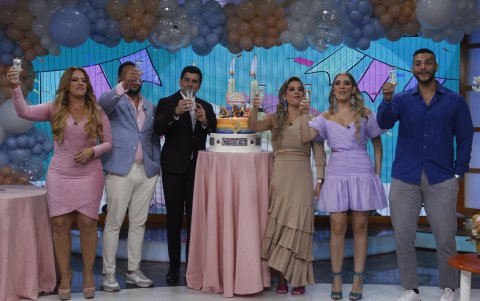 Durante la celebración del aniversario.