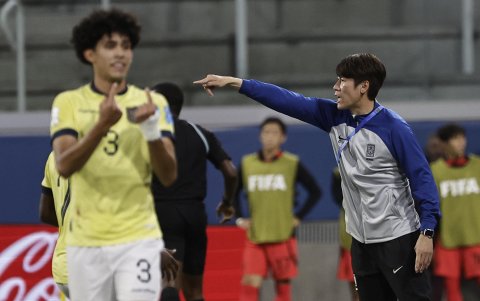 El seleccionador de Corea del Sur Eunjung Kim.