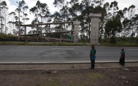 Vialidad. Moradores esperan la pronta conclusión de la obra.