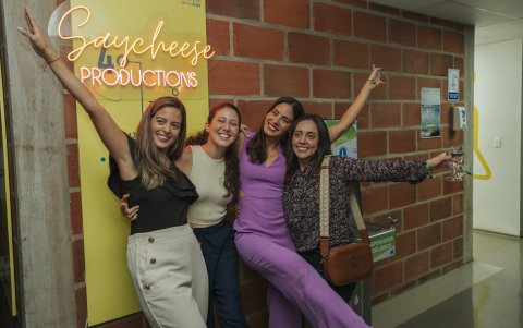 María José Dávila , Elisa Icaza, Daniela Trujillo y Gabriela Correa.
