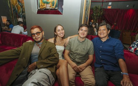 Werner Mujica, Ana Paula Trujillo, Diego Torres y Marco Vera.