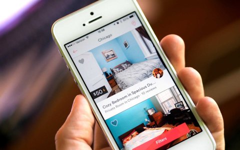 Plataforma. Alquiler de hospedaje temporal en línea.