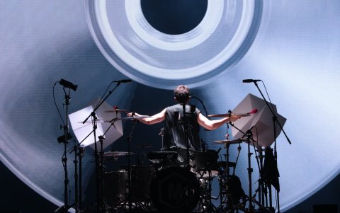 Martín Vargas al inicio del espectáculo.