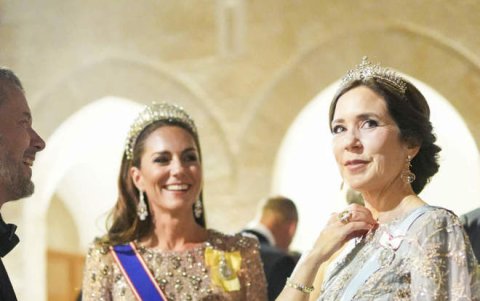 Kate junto a Mary de Dinamarca.