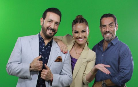 Con Marcelo Cornejo y Jacqueline Gaete.