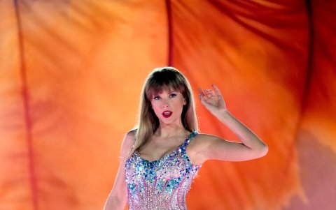 Taylor Swift en su gira por Estados Unidos en The Eras Tour.