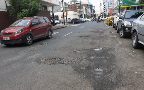 Realidad. El estado de un tramo de la calle Quisquís.