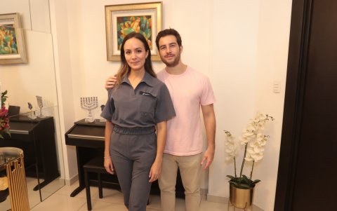 Gabriela Salgado y Cristian Suárez.