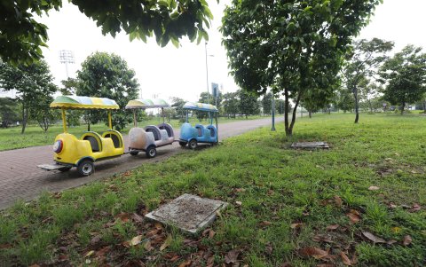 Ante el abandono, son ya pocas las familias que visitan el espacio. Años atrás, la afluencia era mayor y diario.