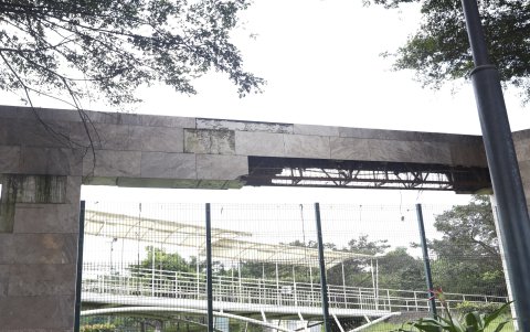 La estructura está también desgastada, lo que genera otras quejas en el sitio.