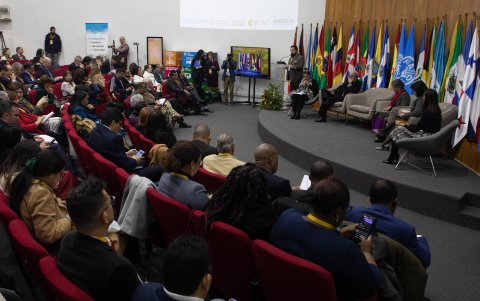 El X Foro del Frente Parlamentario Contra el Hambre de América Latina y el Caribe (FPH-ALC), en Santiago (Chile).