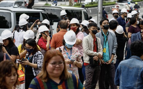 La gente estaba muy nerviosa tras el scudón de este jueves 15 de junio de 2023