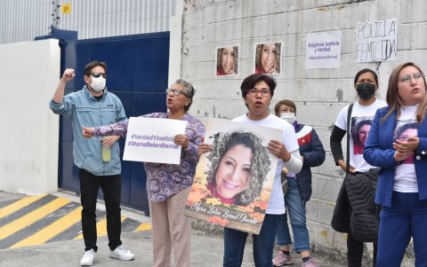 Familia de María Belén Bernal.