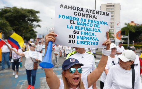 La oposición de Petro anuncia para este martes 20 de junio una marcha por las callles de diferentes cuidades de Colombia.