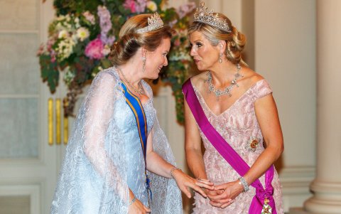 Las soberanas son muy amigas.